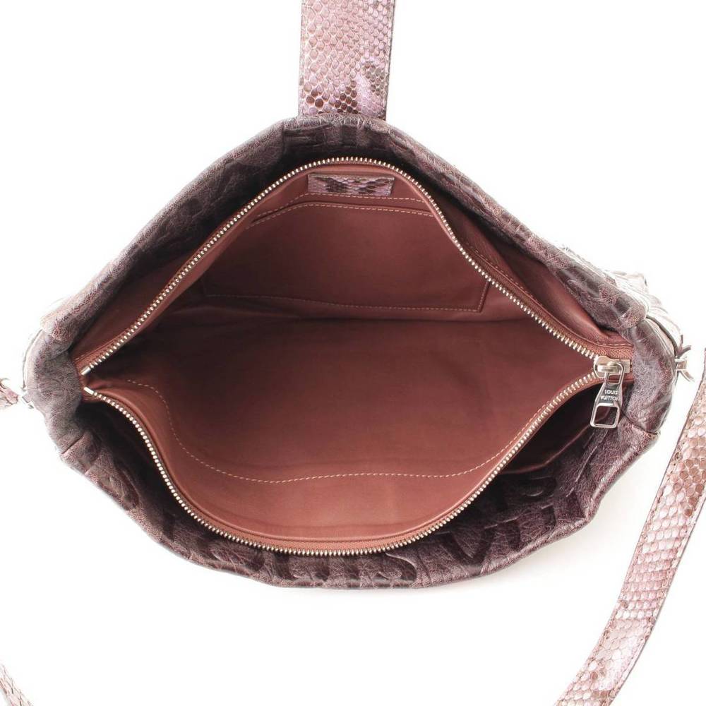 Louis Vuitton Python Logo Shoulder Brown Collecti… - image 6